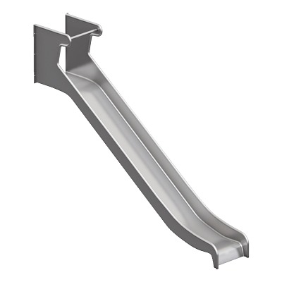 Playparc Glijbaan "Metaal", recht, Platformhoogte 125 cm
