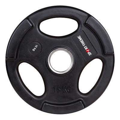 Sport-Thieme Halterschijf "Wedstrijd", PU, 15 kg