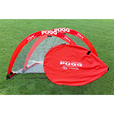 Pugg Voetbaldoelen "Pop-Up", 200x75 cm, Rood, 152x91x91 cm