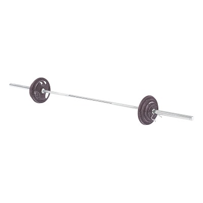 Sport-Thieme Lange halter-set 60 kg oder 85 kg, Gietijzer, 60 kg