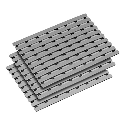 Badmat op maat, 60 cm, Grijs