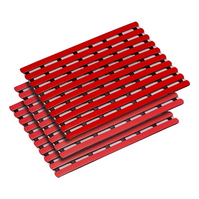 Badmat op maat, 60 cm, Rood