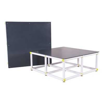 Onderwaterplatform gemaakt van PVC, modulair, 100x100x30 cm