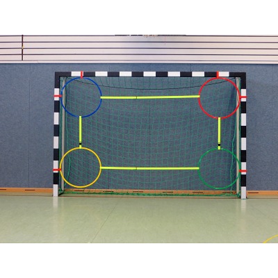 Doelwand To-Go, zaal, “Indoor Junior”, 4 Ringen – ø 70 cm