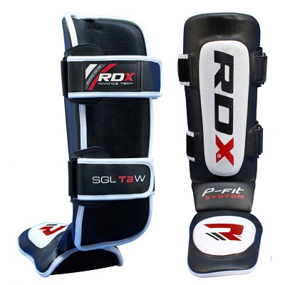 RDX Scheenbeschermers "Leather Shin Instep", Maat L