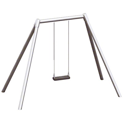 Playparc Enkele schommel "Metaal", Ophanghoogte 200 cm