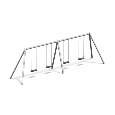 Playparc Viervoudige schommel "Metaal", Ophanghoogte 200 cm