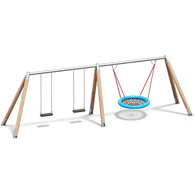 Playparc Schommelset met vogelnest, Ophanghoogte 245 cm
