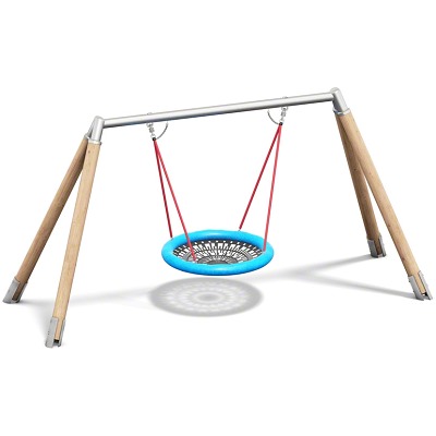 Playparc Vogelnestschommel "Hout/Metaal", Ophanghoogte 245 cm