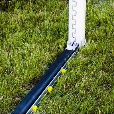 Bodemframe voor Grootveld-Voetbaldoel met PlayersProtect, Netdiepte 1,5 m