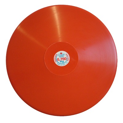 Trial Oefen-Discus, 0,75 kg, rood beginner)
