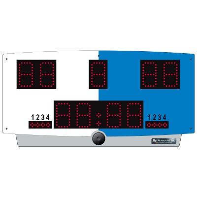 Stramatel Scorebord "W-TopX", Met batterijgebruik