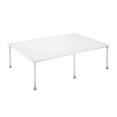 Onderwaterplatform gemaakt van roestvrij staal, modulair, 140x100x30 cm