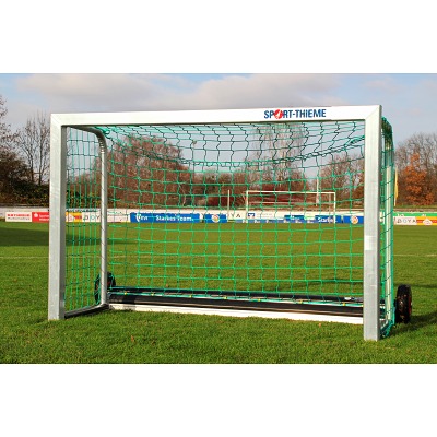 Sport-Thieme Mini-Voetbaldoel 'Safety' met PlayersProtect, Incl. net, groen (mw 10 cm), 1,20x0,80 m