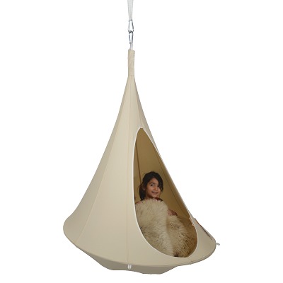 Cacoonworld Hangnest 'Cacoon', Natuur wit, Bebo, ø 1,2 m
