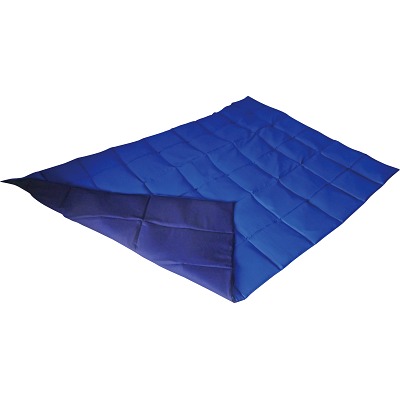 Enste Physioform Reha Gewichtsdeken, 198x126 cm / blauw-donkerblauw, Buitenhoes katoen