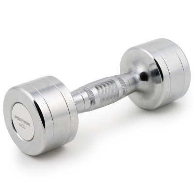 Sport-Thieme Compacte halter 'Chrome', 5 kg