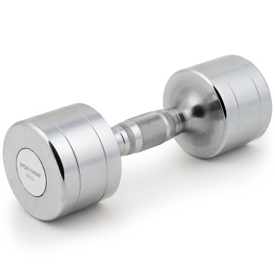 Sport-Thieme Compacte halter 'Chrome', 8 kg