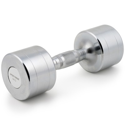 Sport-Thieme Compacte halter 'Chrome', 9 kg