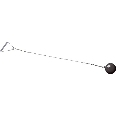 Sport-Thieme Wedstrijd-Werphamer, 7,26 kg, zwart, ø 120 mm