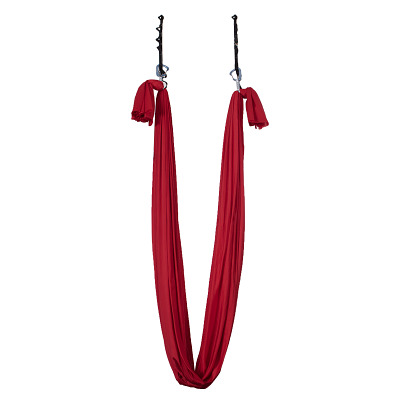 AerialX Yogadoek 'Aerialyoga', Donkerrood, Zonder plafondanker