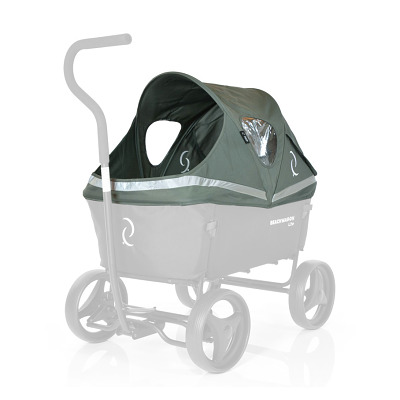 Beach Wagon Company Kap voor bolderkar "Lite", Donkergrijs