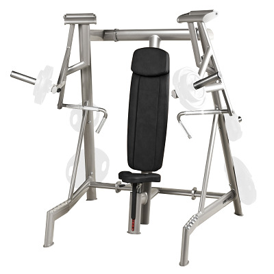 Sport-Thieme Bankdrukapparaat "OV", Plate-Loaded, verticaal, Halterschijfhouder van 50 mm