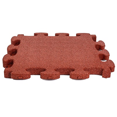 Gum-tech Valbeveiligingspaneel "Puzzle mat 3D", Rood, 6 cm