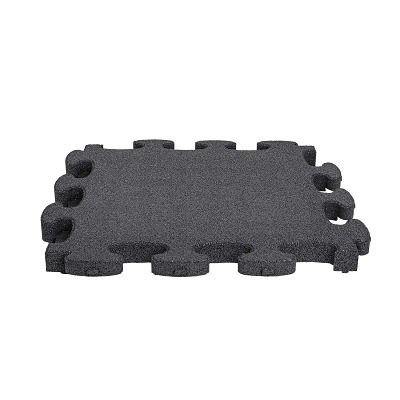 Gum-tech Valbeveiligingspaneel "Puzzle mat 3D", Grijs, 4,5 cm
