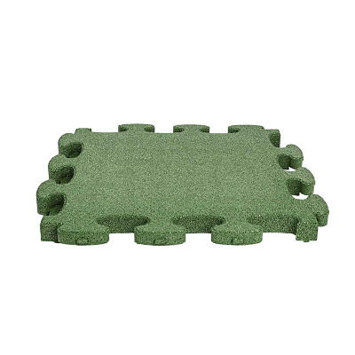 Gum-tech Valbeveiligingspaneel "Puzzle mat 3D", Groen, 8 cm