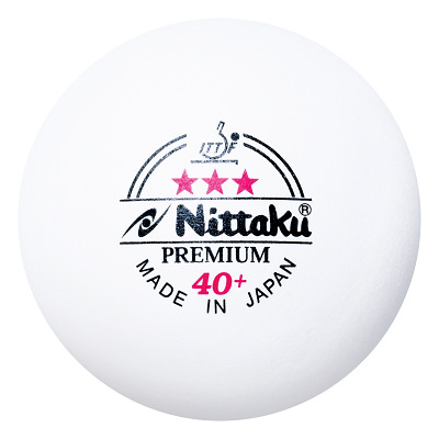 Nittaku Tafeltennisballen "Premium 40+", Set van 12
