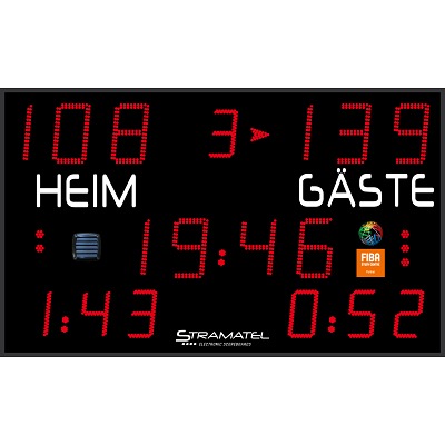 Stramatel Scorebord “452 XMB 7000”, Radiogestuurd