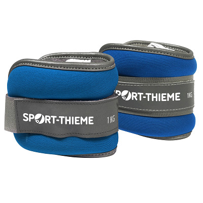 Sport-Thieme Gewichtsmanchetten 'Premium', 1 kg, Blauw