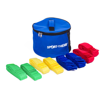 Sport-Thieme Teambanden-Set '4 teams', Kinderen, L: 55 (110) cm