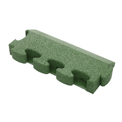 Gum-tech Randstuk "afgeschuind" voor valbeveiligingsplaten, Groen, 8 cm