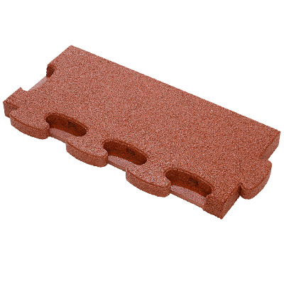 Gum-tech Randstuk "recht" voor valbeveiligingsplaten, Rood, 4,5 cm