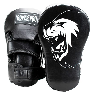 Super Pro Bokspads 'Long Curved', Zwart-wit