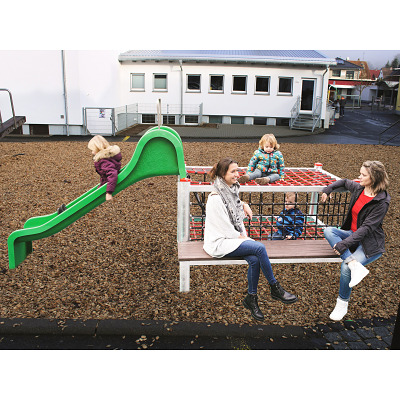 Huck Seiltechnik Klimbank "Together" met zitbank