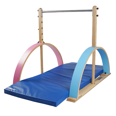 Kirec Kinderturnrek "Kirec", Hout-Blauw (HB 1010), Met valmatten