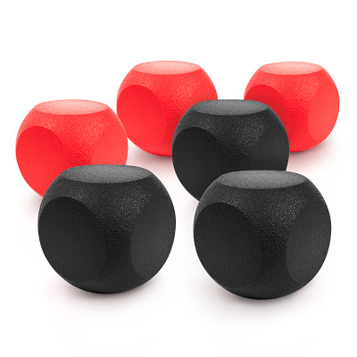 Sport-Thieme Turnkubus-Set "Cuby", Rood-Zwart