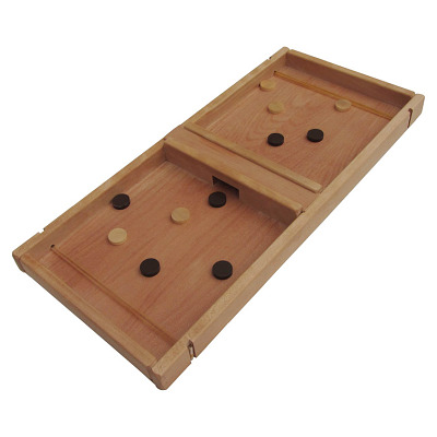Holz Bi-Ba-Butze Tafelspel "Flitzpuck