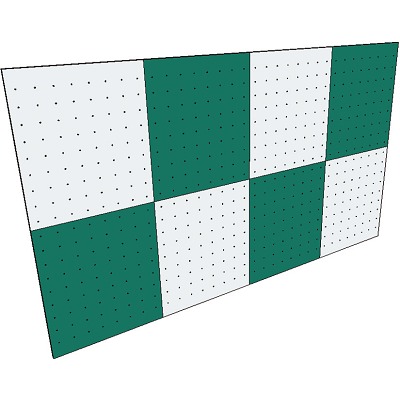 Boulderwand-bouwset "Indoor Basic", Höhe 2,98m, 496 cm, Zonder overhang
