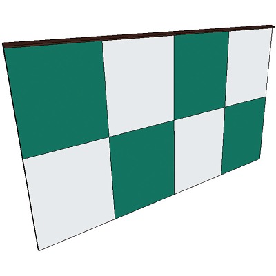 Boulderwand-bouwset "Outdoor Sport", Höhe 2,98m, 496 cm, Zonder overhang