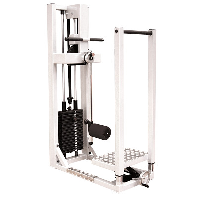 Sport-Thieme Abductor/Adductor-machine "SQ", Met zwarte geperforeerde lambrisering