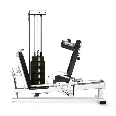 Sport-Thieme Beenpress "SQ", zittend, Met zwarte geperforeerde lambrisering