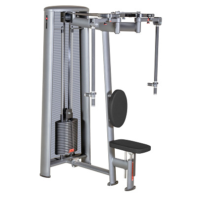Sport-Thieme Butterfly/Butterfly Reverse Maschine "OV", Met zwarte geperforeerde lambrisering
