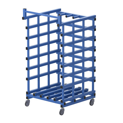 Sport-Thieme Transportwagen voor aquamatten by Vendiplas, Blauw, 5 Matten