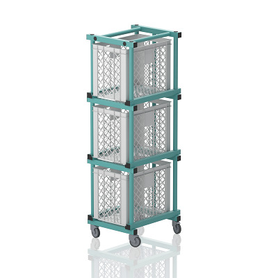 Sport-Thieme Schappenwagen voor zwembaduitrusting 'Mini' by Vendiplas, Aqua