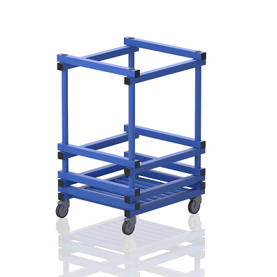 Sport-Thieme Opbergwagen voor zwemnoedels, Blauw, 72x65x105 cm