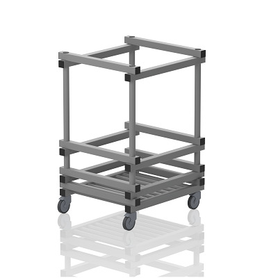 Sport-Thieme Opbergwagen voor zwemnoedels, Grijs, 72x65x105 cm